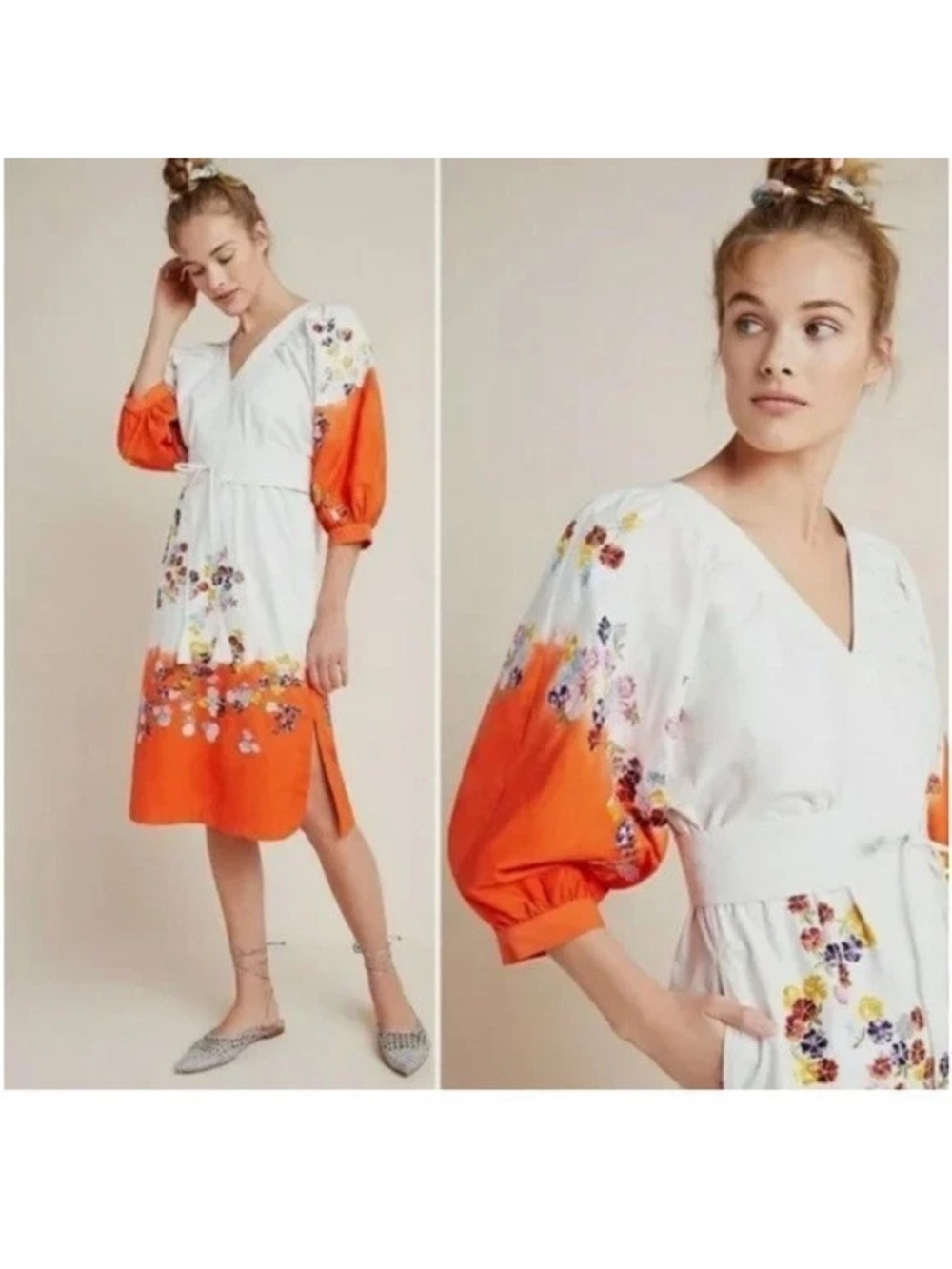 NWT Anthropologie size 6 Clemence midi dress